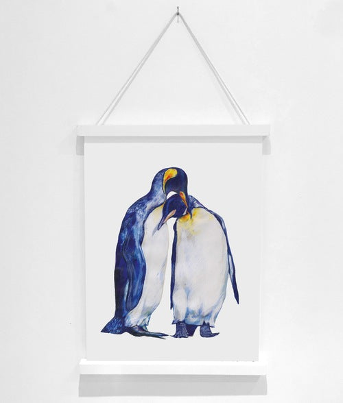 (A3 Print) Penguins