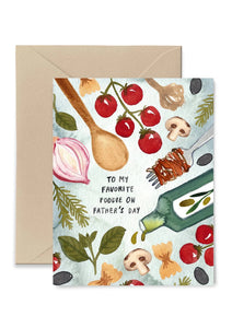 Foodie Father's Day Greeting Card