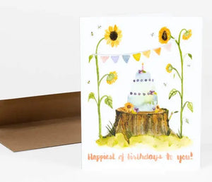 Sunflowers Birthday Card - Little Truths Studio