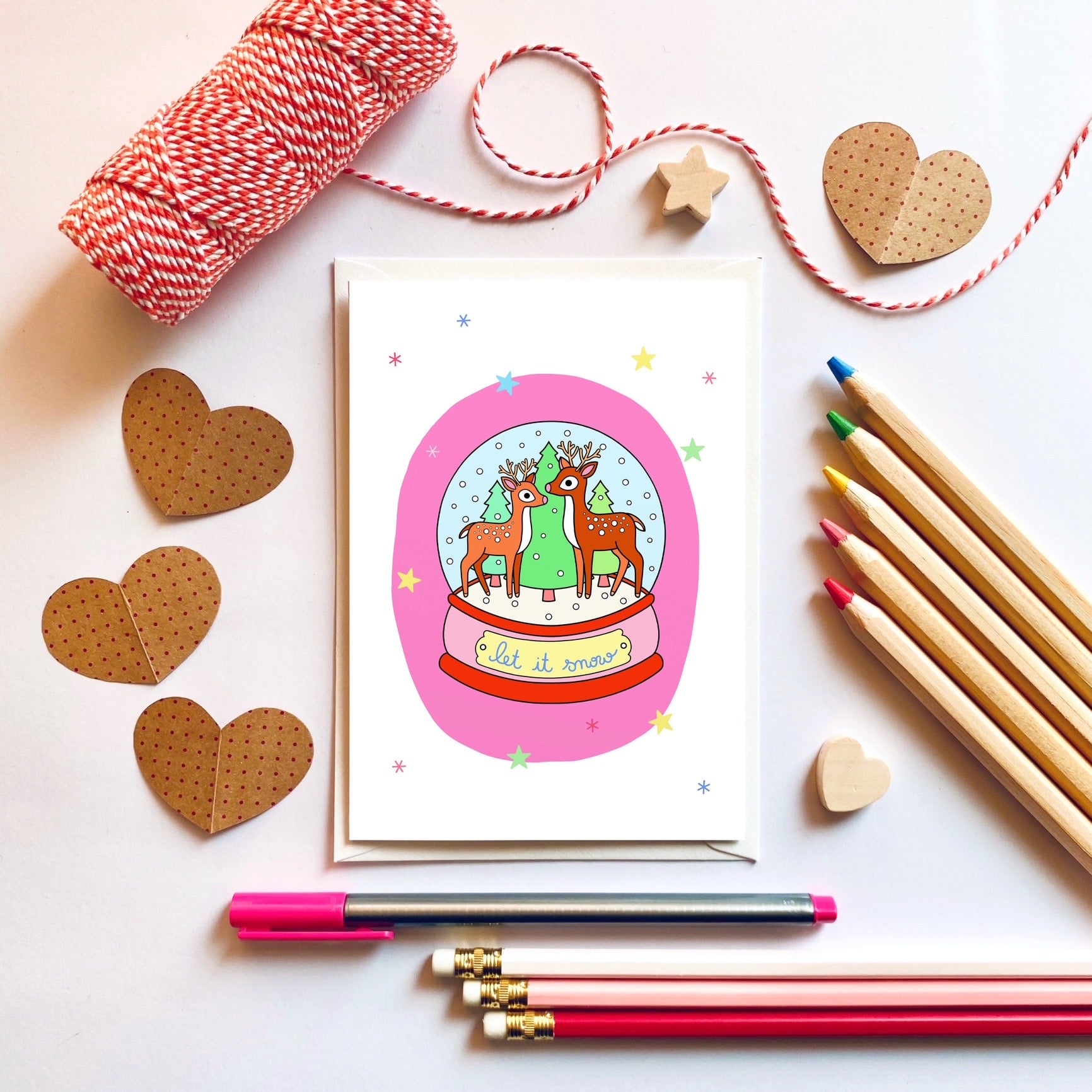 Greeting Card - Let It Snow