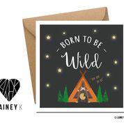 Born To Be Wild (Greeting Card) - MIMI+MARTHA
