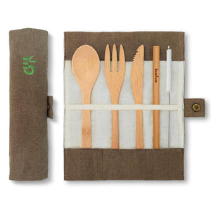 Bambaw Reusable Cutlery Set (Olive)
