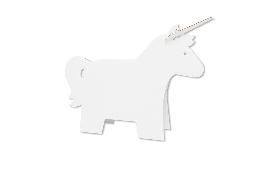 3D Colour-In Animal Kit - Unicorn