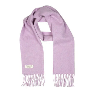 100% Lambswool Scarf - Lilac