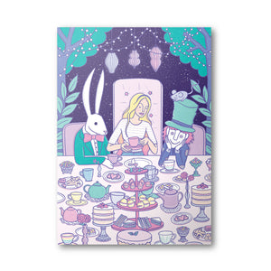Alice At The Tea Party (A5 Print)