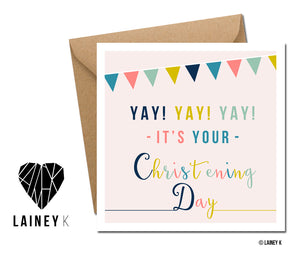 Christening Day (Greeting Card)
