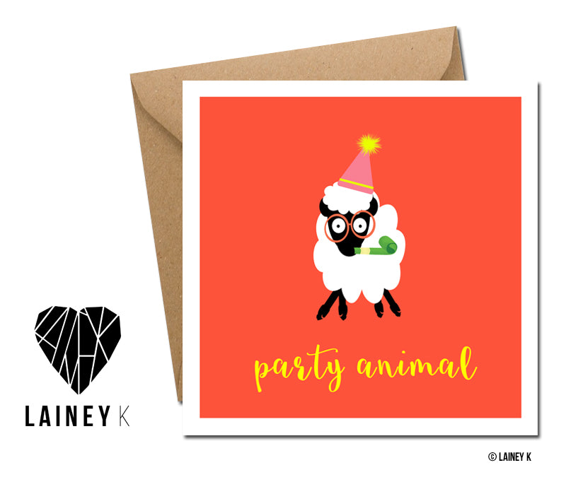 Party Animal (Greeting Card)