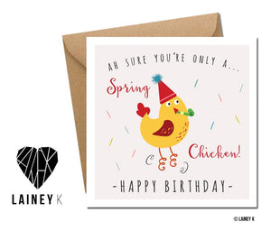 Spring Chicken (Greeting Card) - MIMI+MARTHA