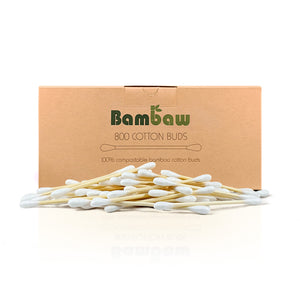 Bamboo Cotton Buds Box (200 pieces)