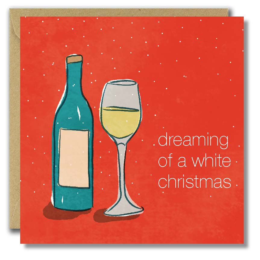 Dreaming Of A White Christmas - (Greeting Card)