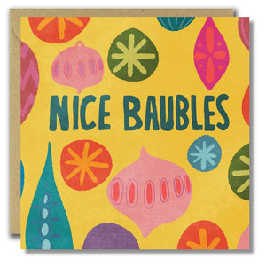 Nice Baubles - Christmas (Greeting Card)