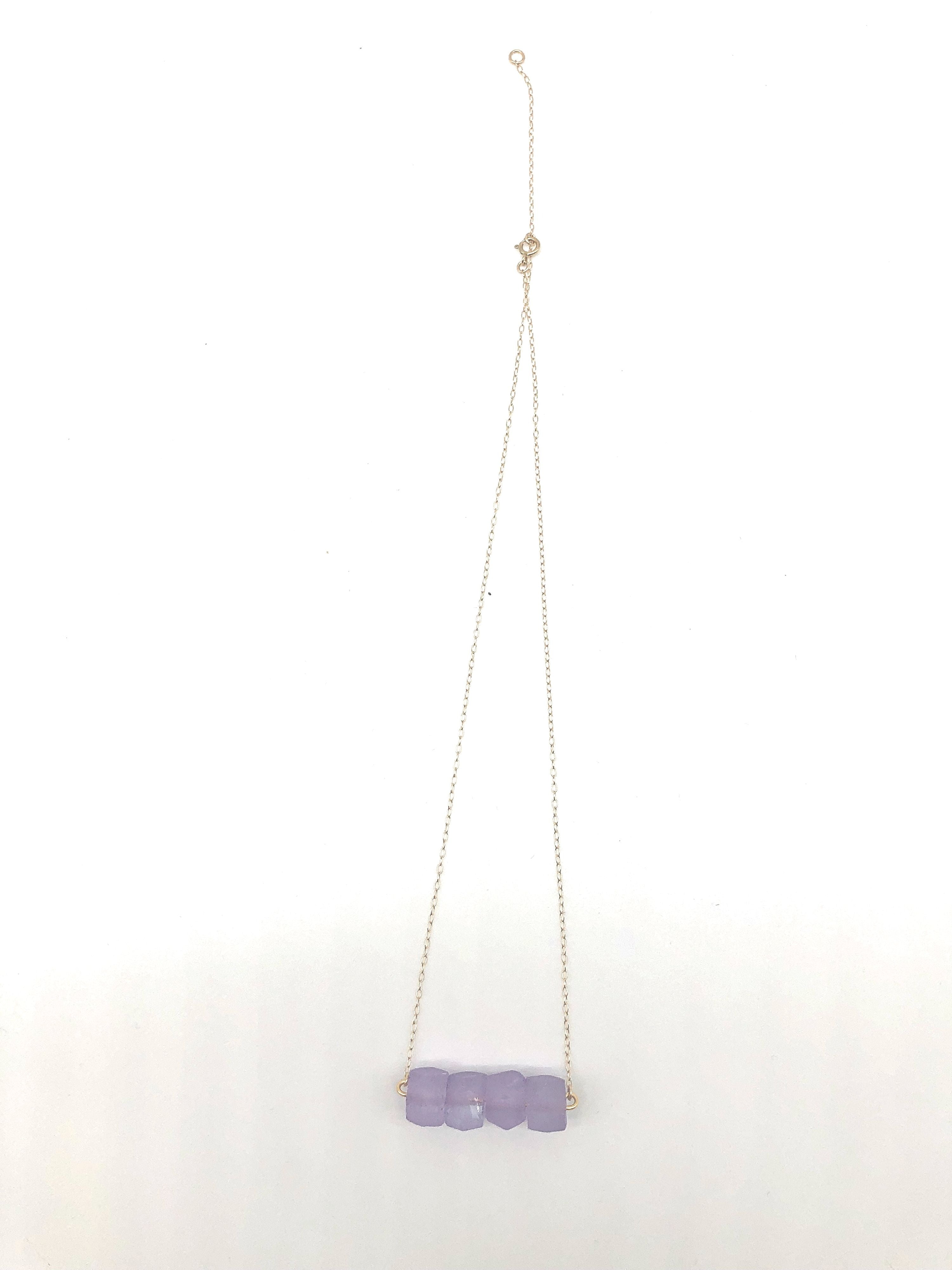 Danu Bead Necklace (Purple)