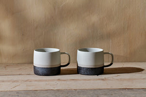 Enesta Dipped Mug - Cream - Set Of Two