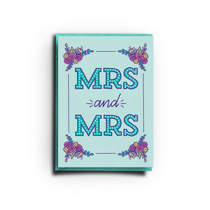 Mrs & Mrs (Greeting Card)