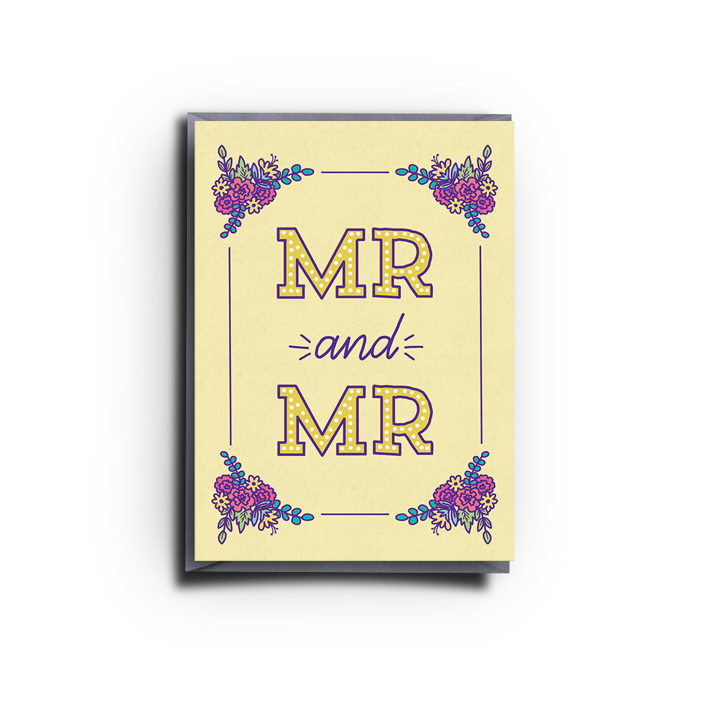 Mr & Mr (Greeting Card)