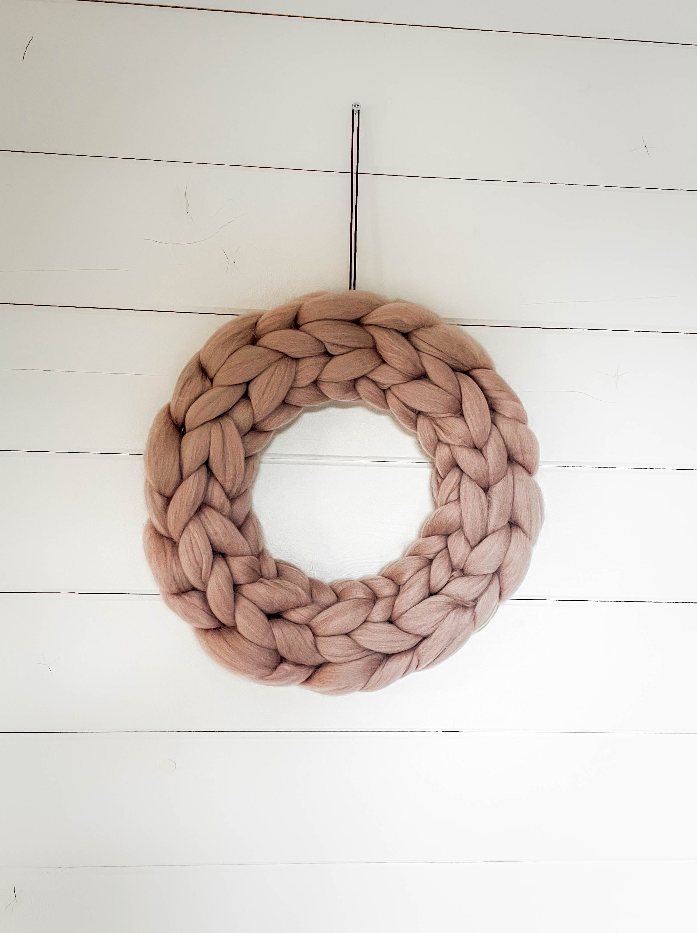 Olannmor Merino Wool Wreath (Mauve)