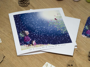 Pear Shaped Studio "Let It Snow" Robin Greeting Card