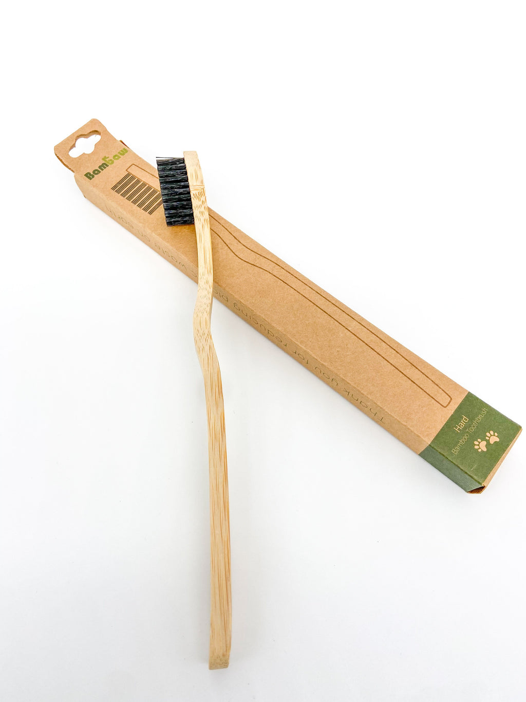 Bamboo Hard Toothbrush (1 pack) - MIMI+MARTHA