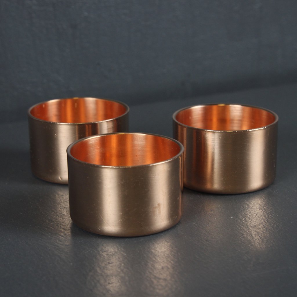Copper TeaLight Holder Set
