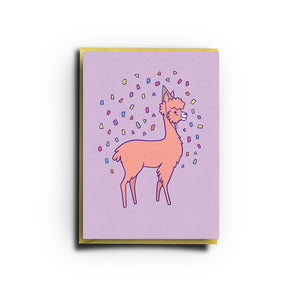 Alpaca Card (Greeting Card)