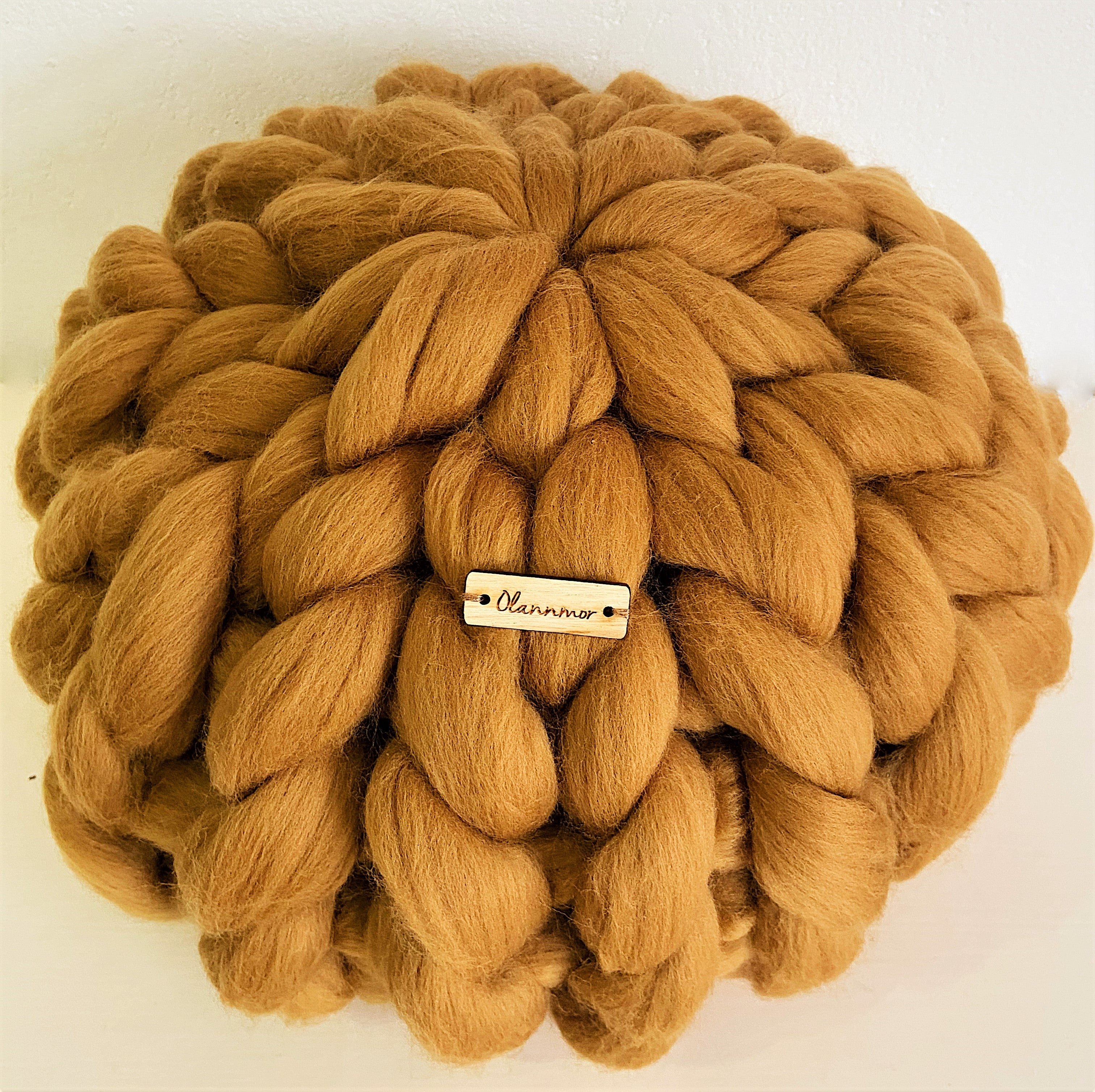 Olannmor Merino Wool Round Cushion - Marrakech