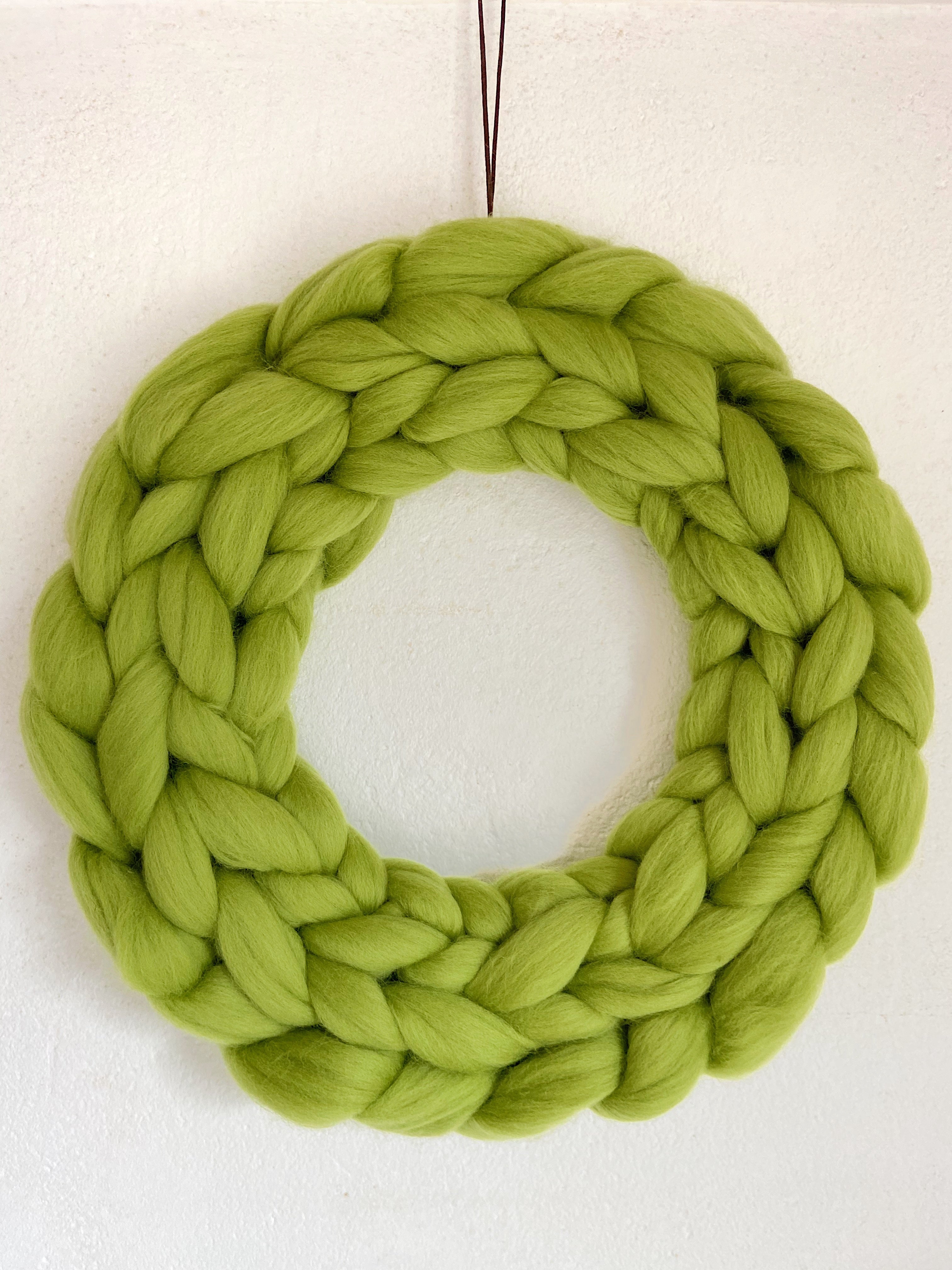 Olannmor Merino Wool Wreath (Spring Green)