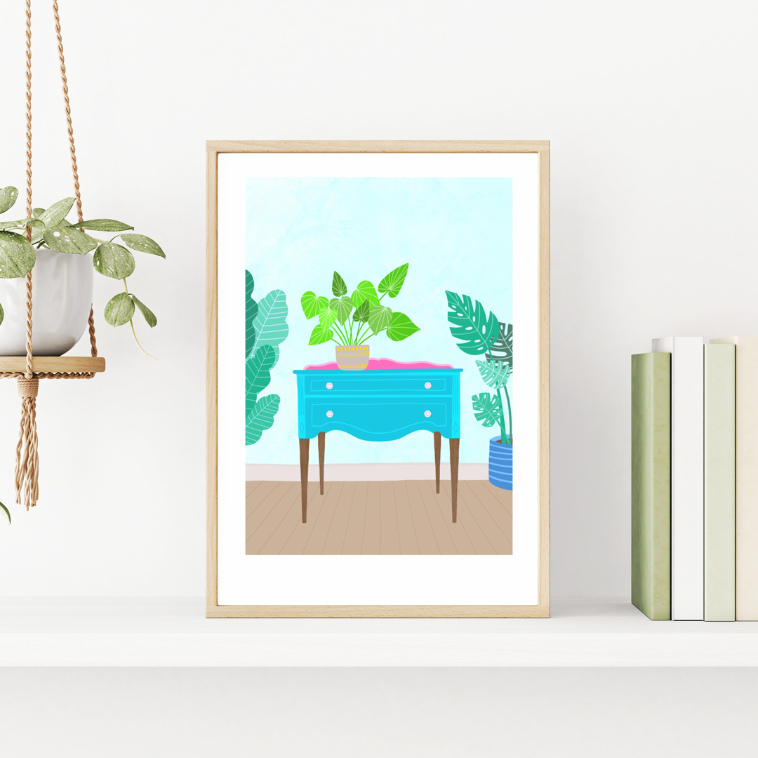 Art Print A4 - Plant Goals