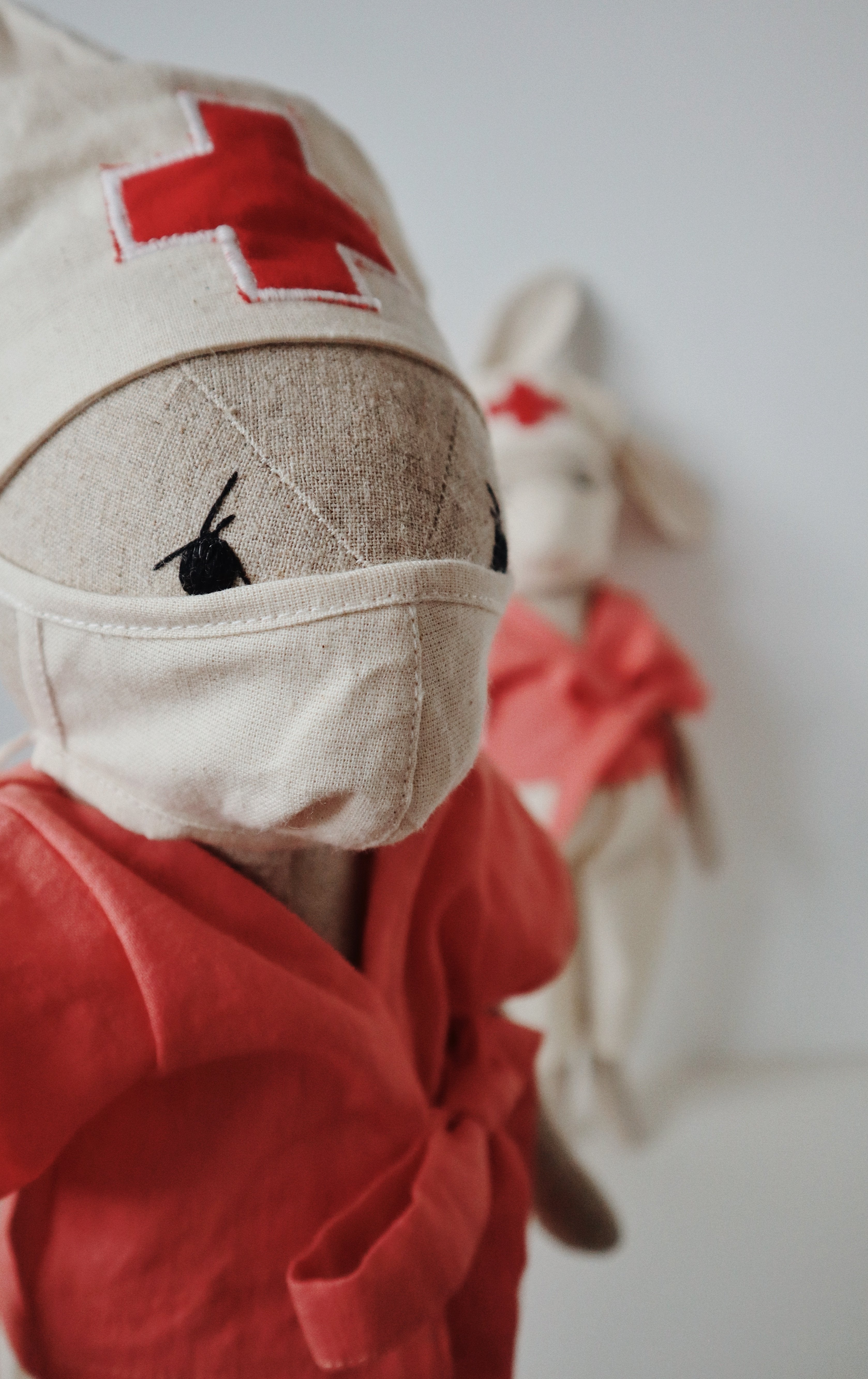 Handmade Doll - Anna Nurse Bunny