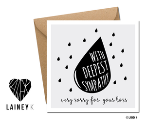 With Deepest Sympathy (Greeting Card)