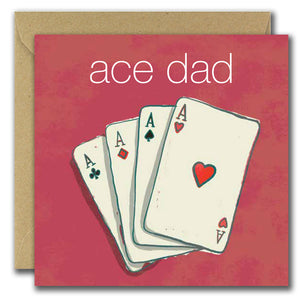 Father's Day - Ace Dad (Greeting Card)