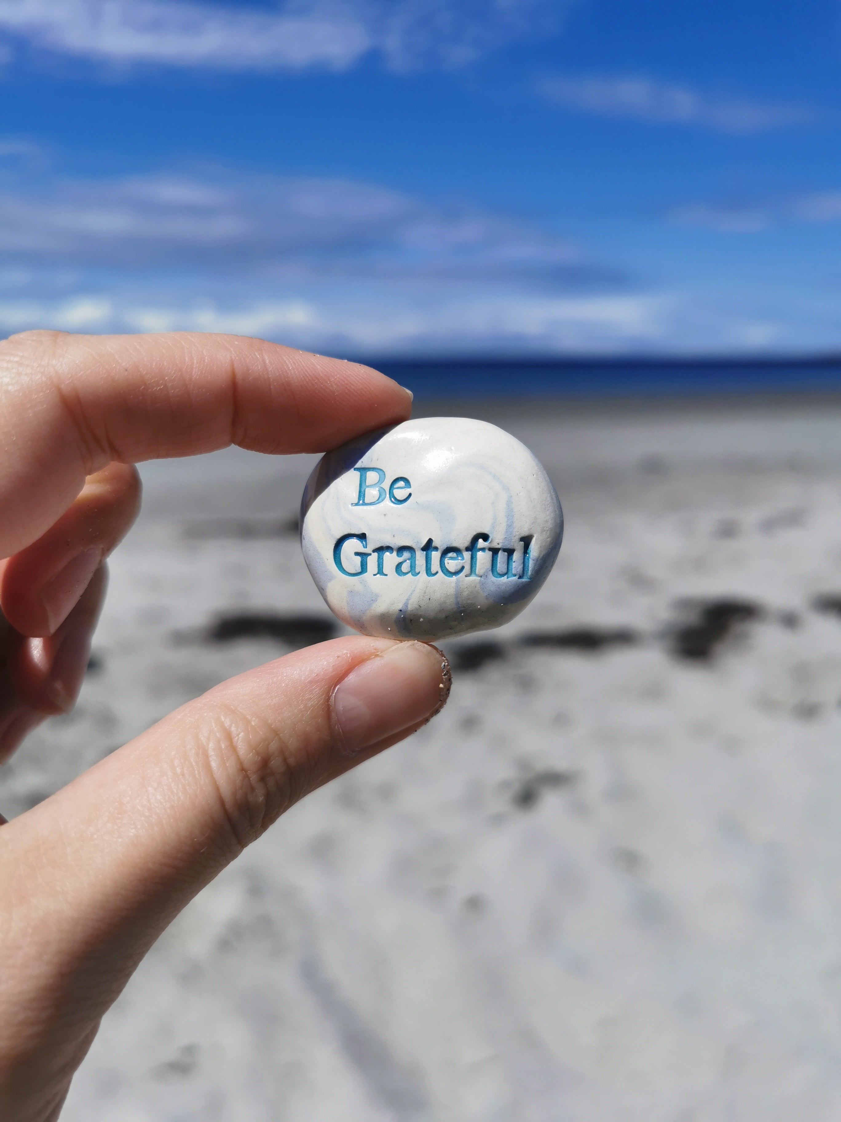 Grounding Stone - Be Grateful