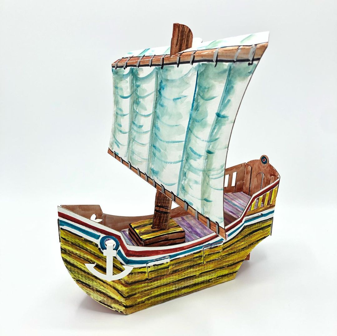 Children's Gift Box - Colouring Pirate Ship & More
