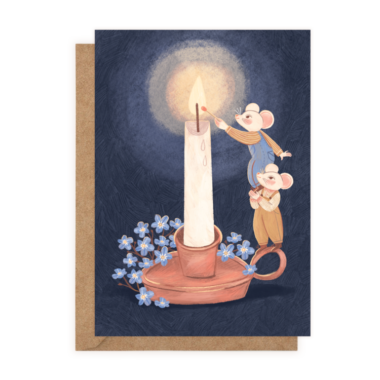 Light A Candle (Greeting Card)