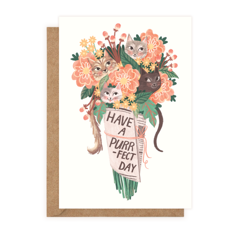 Have A Purrfect Day (Greeting Card)