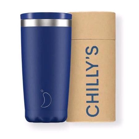 Chilly's 500ml Coffee Travel Cup Matte Blue