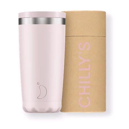 Chilly's 500ml Coffee Travel Cup Pastel Pink