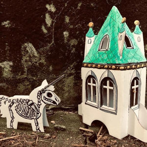 3D Colour-In Kit - Little Palace (Or Spooky Castle!)