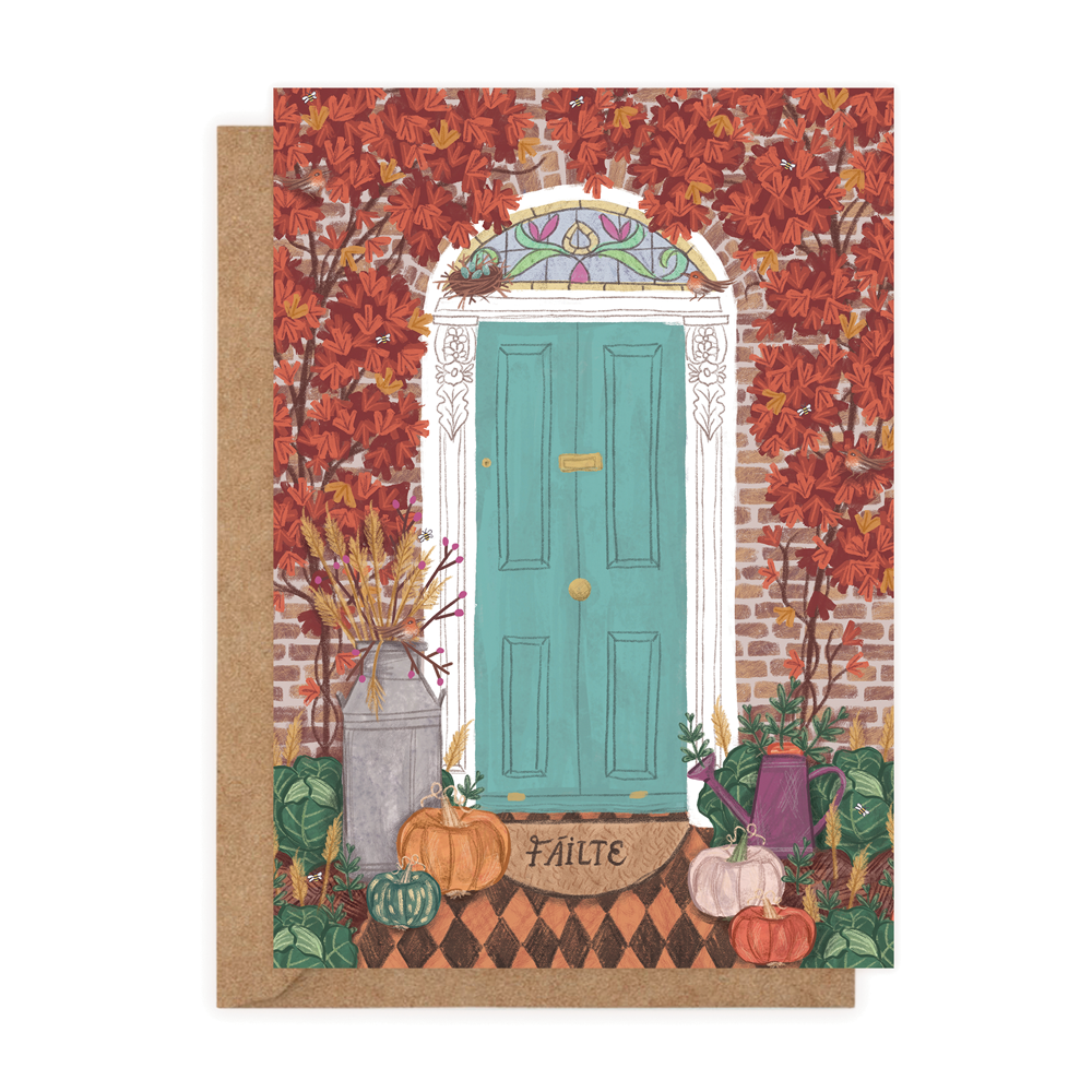 Welcomes & Octobers Autumn (Greeting Card)