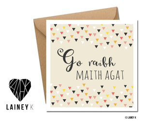 Go Raibh Maith Agat (Greeting Card)