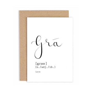 Greeting Card - Gra - Love