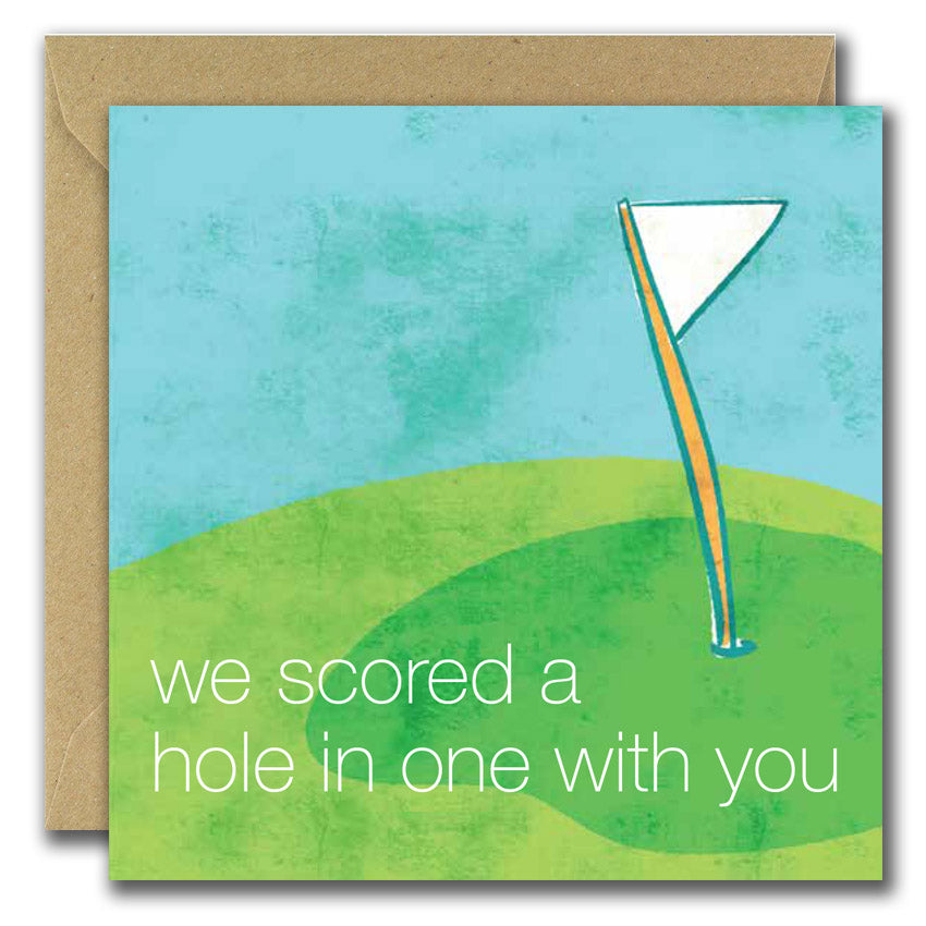 Father's Day -Hole In One (Greeting Card)