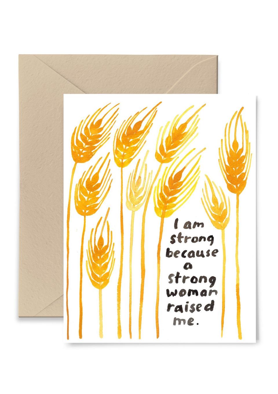 I Am Strong Greeting Card