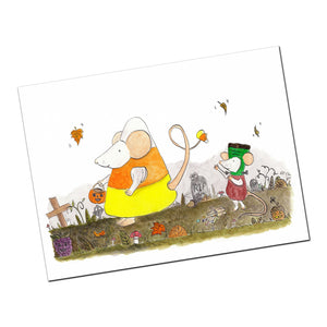 Halloween Greeting Card - Candy Corn