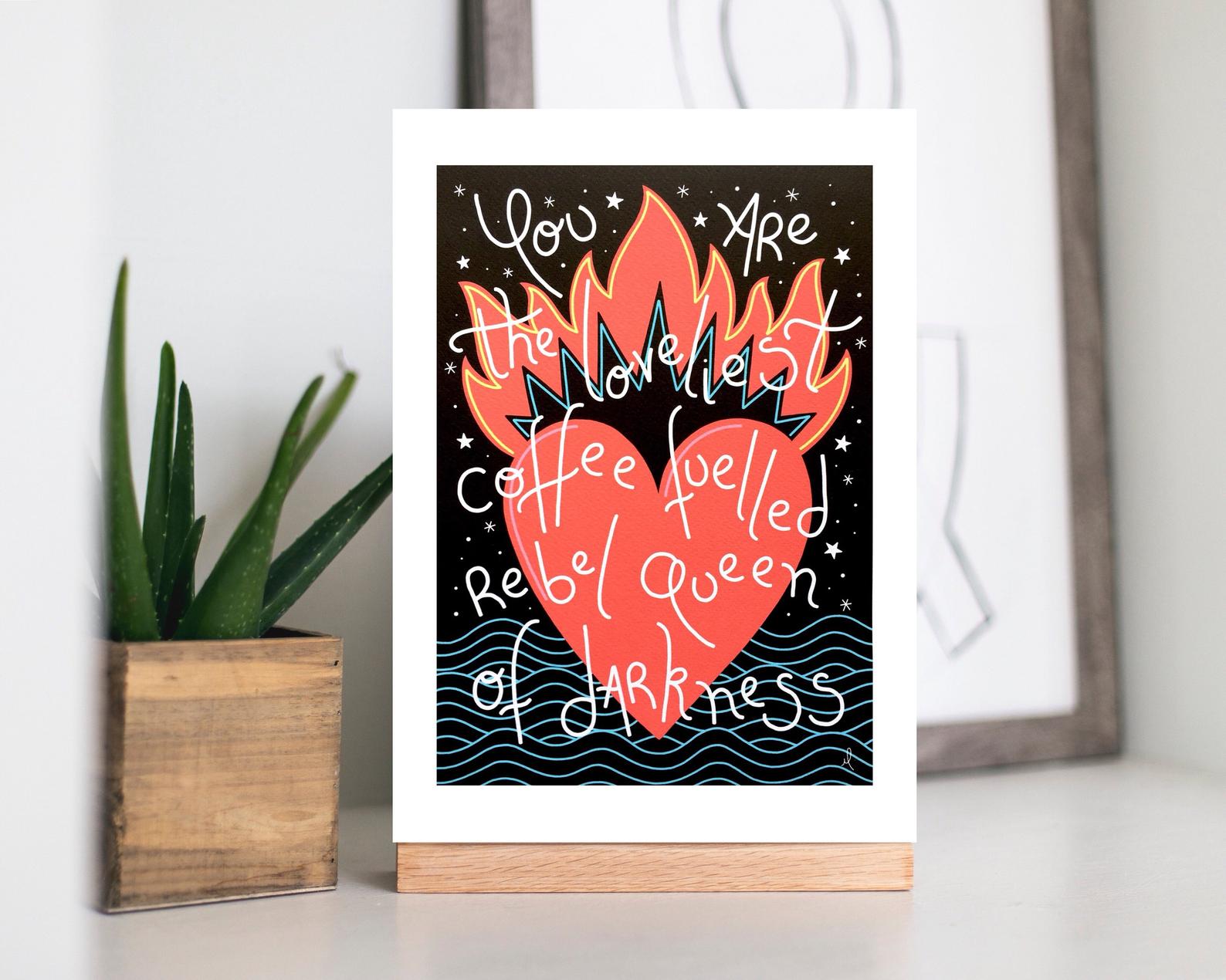 A5 Print You Are The Loveliest