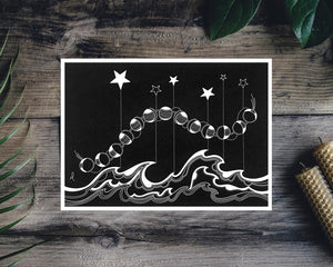 A5 Print - Moon Phases