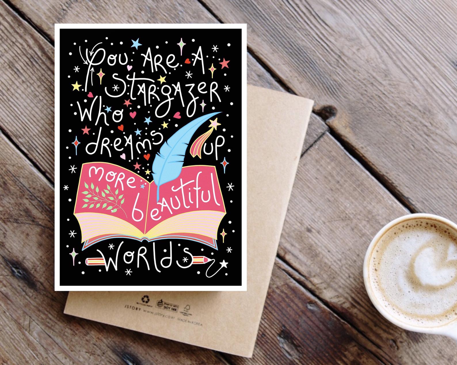 Greeting Card - You Are A Stargazer Who Dreams