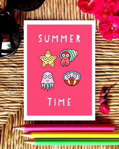 Greeting Card -  Summer Time