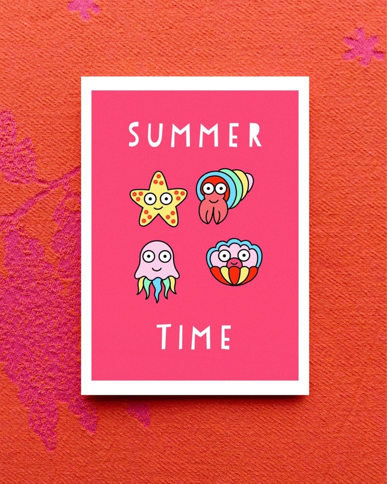 Greeting Card -  Summer Time