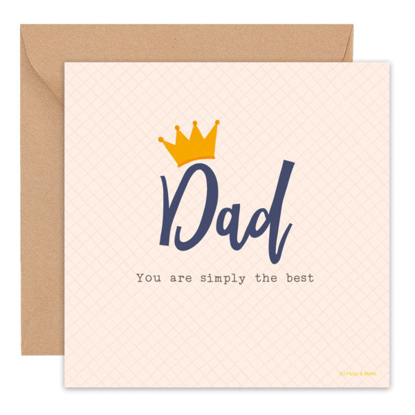 Father's Day Greeting Card - Best Dad In The World