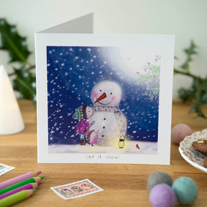 Pear Shaped Studio "Let It Snow" Greeting Card